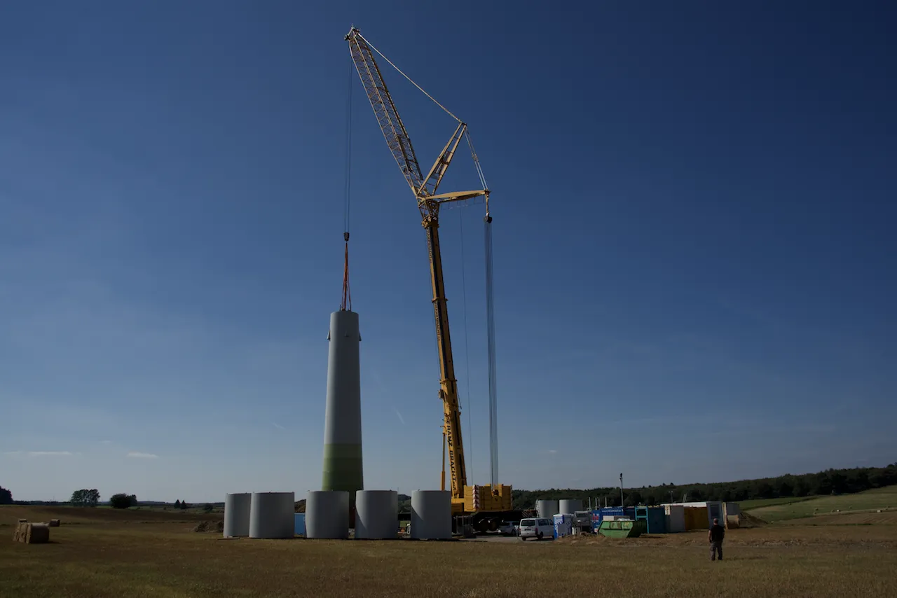 Windenergieanlage des Windparks Blankenheim — Titelbild